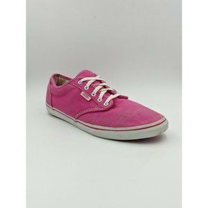 Vans Off the Wall Pink Classic Canvas Low Top Lace